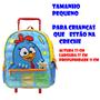 Imagem de Mochila Carrinho Galinha Pintadinha Pequena Creche Personalizável Infantil