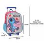 Imagem de Mochila Carrinho Infantil Disney Stitch Ohana Luxcel Escolar