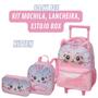 Imagem de Mochila Carrinho Lancheira Estojo Pack Me Kitten Wings Panda Replay Escolar