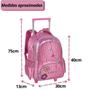 Imagem de Mochila Carrinho Sweet Queen Clio c/ Alça de Costas SQ24591K