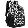 Imagem de Mochila Choco Mocha Cow Print para meninas adolescentes de 45 cm preta