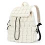 Imagem de Mochila CLUCI Puffy acolchoada para mulheres, leve, bege