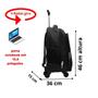 Imagem de Mochila Com Carrinho Executiva Mala Com 4 Rodas E Giro 360º