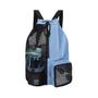 Imagem de Mochila com cordão de malha com bolso molhado, Mochila de praia leve, Ginásio e Workout Gear