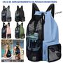 Imagem de Mochila com cordão de malha com bolso molhado, Mochila de praia leve, Ginásio e Workout Gear