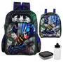 Imagem de Mochila com Lancheira 16 Batman Mad House - Xeryus