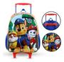 Imagem de Mochila com Rodas 16 Patrulha Canina 11770 VM/AZ Infantil Azul Infantil