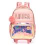 Imagem de Mochila com rodas c/ alças lilica happy days