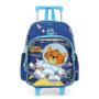 Imagem de Mochila Com Rodas E Lancheira Luxcel Up4You Petit Astronauta