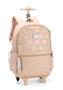 Imagem de Mochila com Rodas Up4You 18" Poá Bege - Luxcel