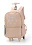 Imagem de Mochila com Rodas Up4You 18" Poá Bege - Luxcel