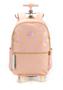 Imagem de Mochila com Rodas Up4You 18" Poá Bege - Luxcel