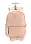 Imagem de Mochila com Rodas Up4You 18" Poá Bege - Luxcel