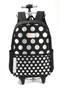 Imagem de Mochila com Rodas Up4You 18" Poá Preta - Luxcel