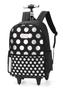 Imagem de Mochila com Rodas Up4You 18" Poá Preta - Luxcel