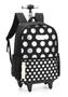 Imagem de Mochila com Rodas Up4You 18" Poá Preta - Luxcel