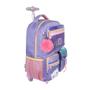 Imagem de Mochila com Rodas Utility Panda Lilás - Xeryus