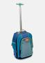 Imagem de Mochila com Rodinha Color Block Azul - Puket