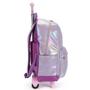 Imagem de Mochila Com Rodinhas Barbie Holográfica  Lilas - Luxcel