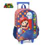 Imagem de Mochila com Rodinhas Super Mario Luxcel - Vermelha