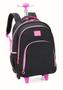 Imagem de Mochila Com Rodinhas Up4You Matelassê  Preto MC47452UP
