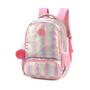 Imagem de Mochila Costa Barbie Juvenil Original Luxo Pompom