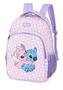 Imagem de Mochila Costa Grande Stitch Disney Com Chaveiro Lilas Original Licenciada - Luxcel London