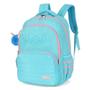 Imagem de Mochila Costas 18 Disney Stitch Bordado Turquesa Luxcel