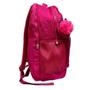 Imagem de Mochila Costas 19 Crinkle Matelassê Rosa Rebecca Bonbon