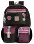 Imagem de Mochila Costas Com Glitter Bolsa Escolar Com Chaveiro Duplo