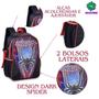 Imagem de Mochila Costas Dark Spider Aranha Homem Man Menino Escolar