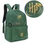 Imagem de Mochila Costas Escolar Juvenil Verde Harry Potter Hogwarts