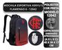 Imagem de Mochila Costas Flamengo Bolsa Esportivo Escolar Xeryus 12042