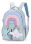 Imagem de Mochila Costas Infantil Arco Íris Up4you Apliques 3d