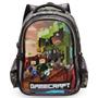 Imagem de Mochila Costas Infantil Escolar Grande Gamecraft Zumbi