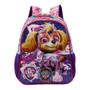 Imagem de Mochila Costas Infantil Escolar Menina Patrulha Canina Skyie Paw Patrol Rosa 11792