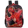 Imagem de Mochila Costas Infantil Escolar Menino Liga Da Justiça The Flash Dc Comics Preto Luxcel