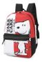 Imagem de Mochila Costas Infantil Juvenil Snoopy Peanut - Vermelho