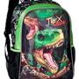 Imagem de Mochila Costas Infantil T Rex Dinossauro Verde Clio Original Ref 3463