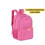 Imagem de Mochila Costas Juvenil Escolar Faculdade Feminina Reforçada