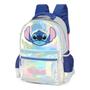 Imagem de Mochila Costas Stitch Prata Holografica - STITCH IS41681SC