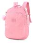 Imagem de Mochila Crinkle Escolar Notebook Juvenil Rosa Com Chaveiro  - luxcel