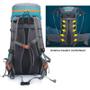 Imagem de Mochila de Acampamento 65L à Prova d'Água - Ideal para Escalada e Montanhismo