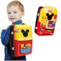 Imagem de Mochila De Atividades Do Mickey 2 em 1 Com Canetinhas e Acessórios - Multikids