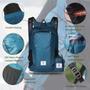 Imagem de Mochila de Caminhada 4Monster 16L - Resistente à Água e Leve (Azul)