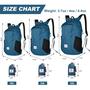 Imagem de Mochila de Caminhada 4Monster 16L - Resistente à Água e Leve (Azul)