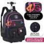 Imagem de Mochila de Carrinho Escolar Infantil Meninas Luluca
