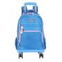 Imagem de Mochila De Carrinho Escolar Infantil Stitch Azul Rodinha 360