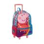 Imagem de Mochila de Carrinho Infantil Peppa Pig Escolar Feminina