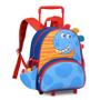 Imagem de Mochila De Carrinho Mala Bolsa Dinossauro Escolar Aulas Creche Infantil Menino Clio